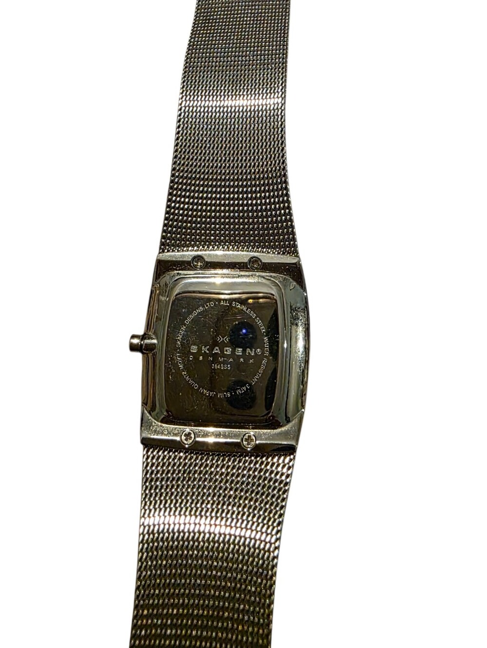 Skagen Silver-Tone Mesh Watch with Crystal Accents - Picture 2 of 4